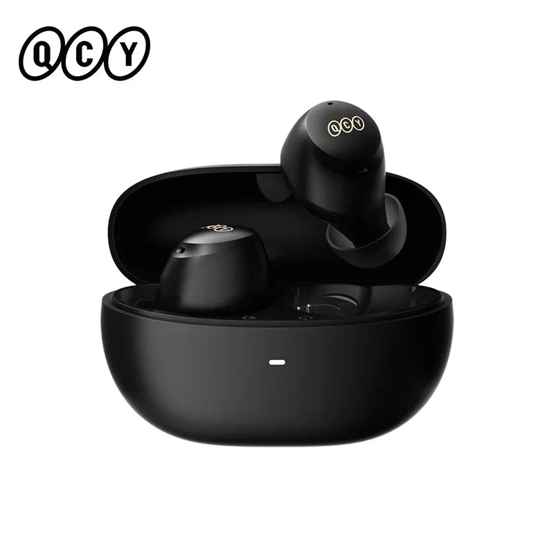 QCY HT07 ANC Wireless Earphones 40dB Noise Cancelling TWS Earbuds 6 Mic AI HD Call Bluetooth 5.2 HiFi Headphone 32H Playback, Ships From - CHINA