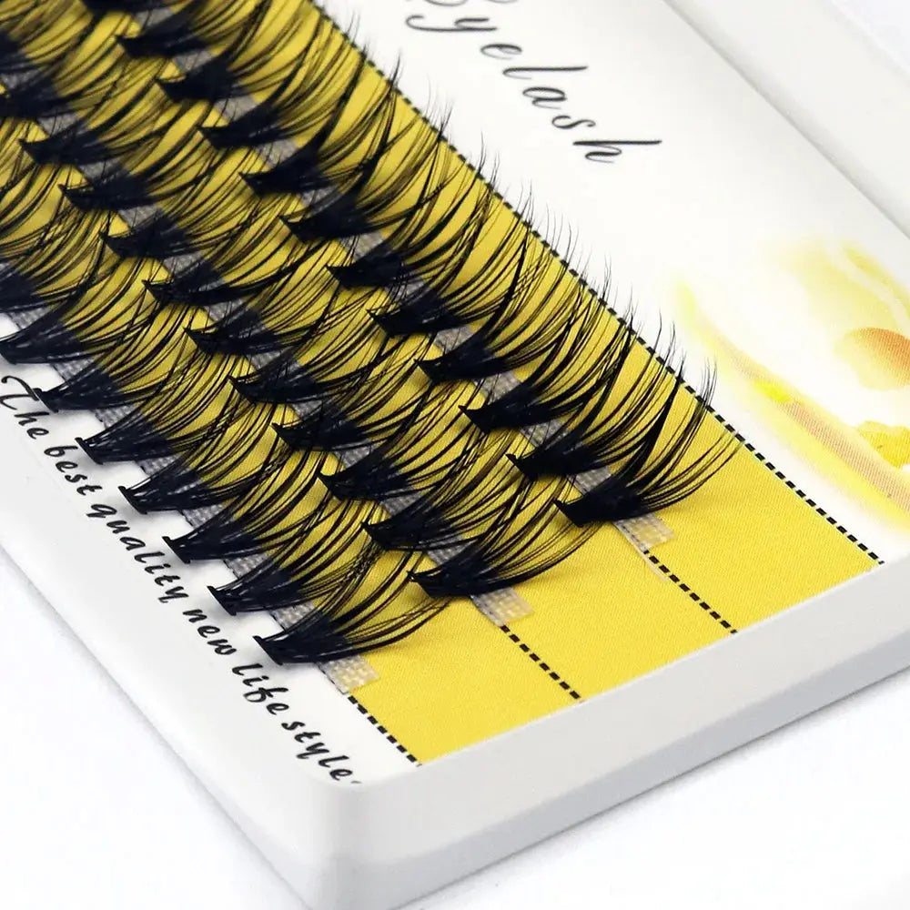 20D/30D Mink Eyelashes 1 Box/60 Bundles Natural Eyelash extension 3D Russia Individual Eyelash Cluster Makeup Tools Lashes Cilia - MaJuah