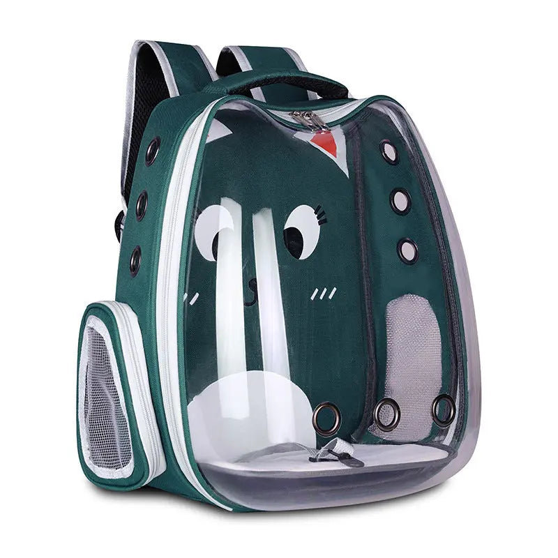 Pet Supplies Pet Backpack Convenient Pet Space Bag Breathable Shoulder Cat Bag Dog Bag - MaJuah