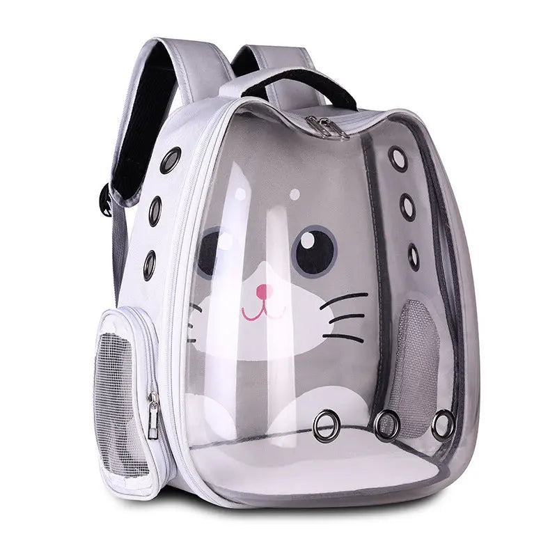 Pet Supplies Pet Backpack Convenient Pet Space Bag Breathable Shoulder Cat Bag Dog Bag - MaJuah
