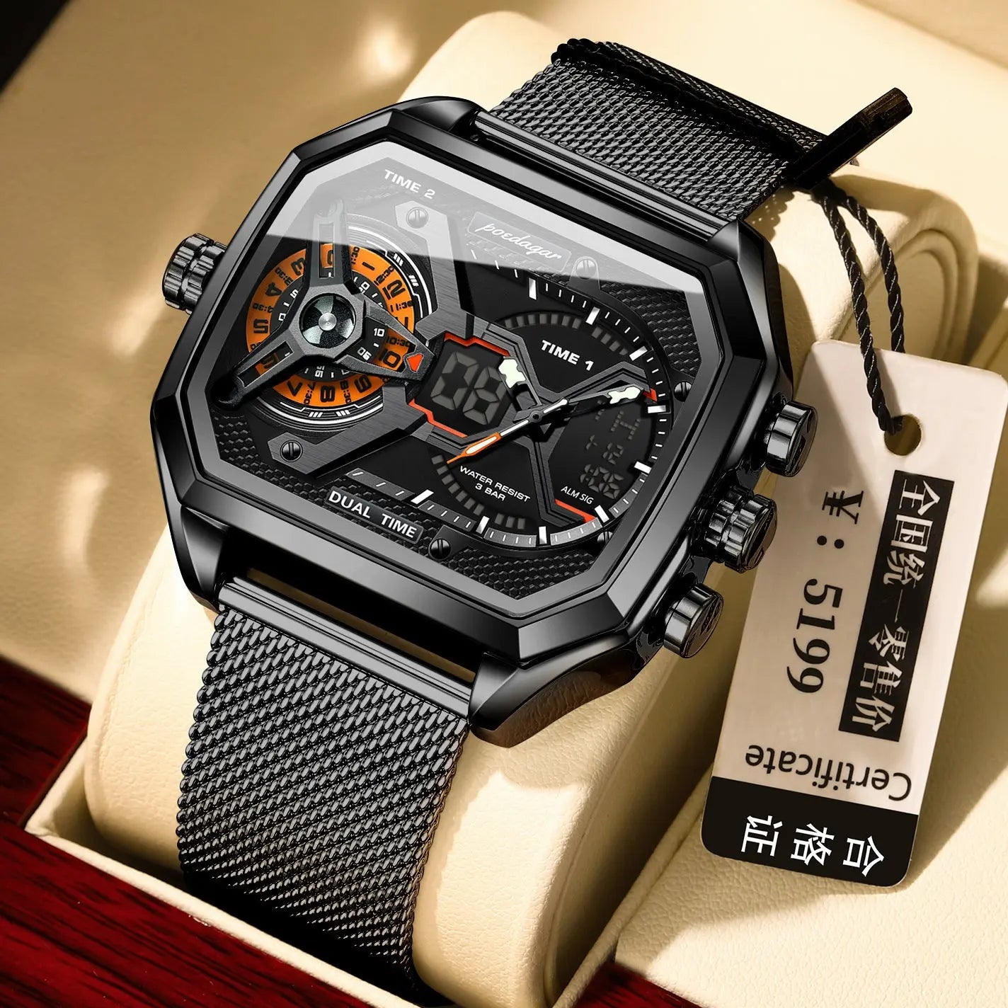 Multifunctional Waterproof Luminous New Men's Watch - MaJuah