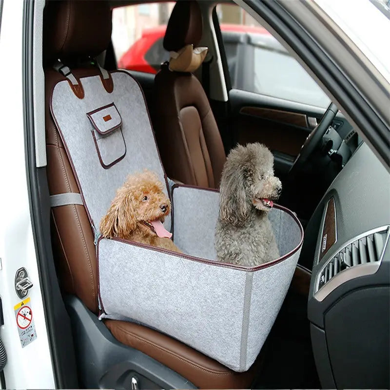 Retro Dual-purpose Pet Car Mat Front Seat Cushion - MaJuah
