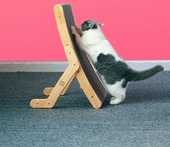 Deformation Cat Bed Vertical Corrugated Paper Grinding Claw Toy Replaceable Core Pet Products - MaJuah
