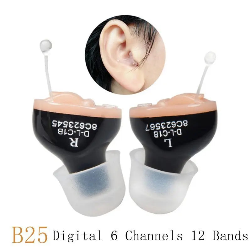 Portable CIC Digital  Invisible Hearing Aid B25 - MaJuah