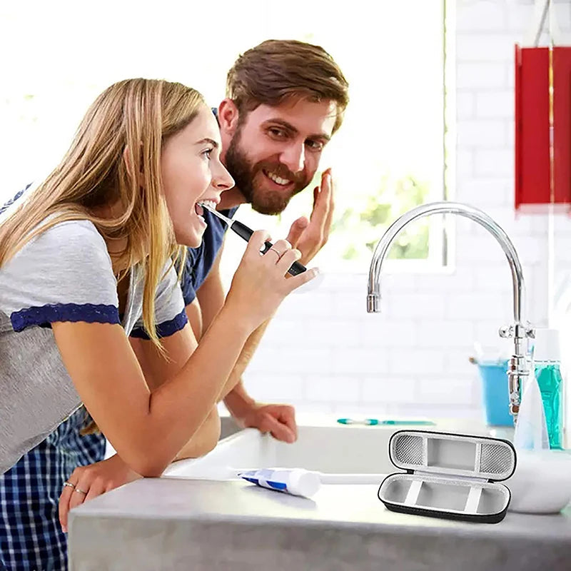 EVA Waterproof and Dustproof Mini Travel Electric Toothbrush Case Portable Hard Shell Toothbrush Holders Organizer
