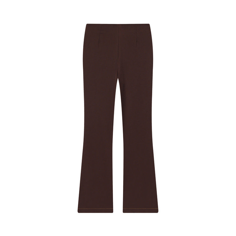 Piped Short Jacket With Flare Pants Set CozyPet Store