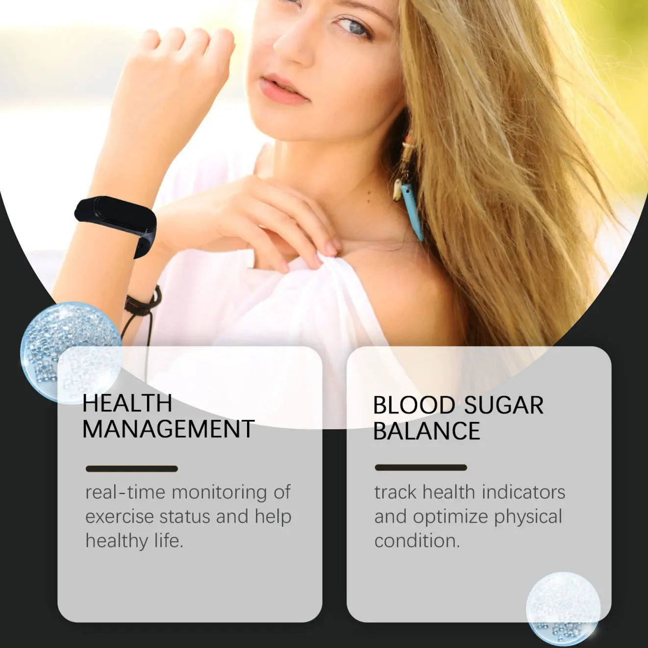 EOHOE Sports Watch Outdoor Running, Daily Portable, Lightweight, Increase Energy Management, Body Sports Watch - MaJuah