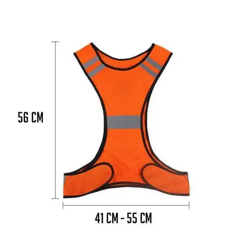 Fluorescent vest LED light reflective vest - MaJuah