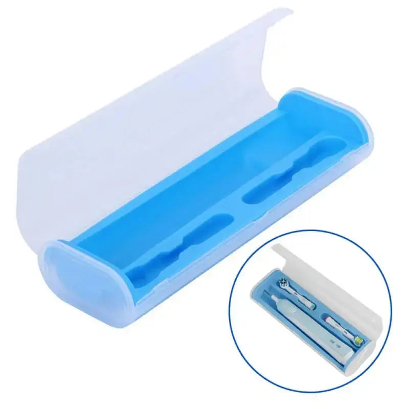 New Case for Oral B Electric Toothbrush Portable Travel Box for Teeth Brush Heads Cap Breathable Healthy Toothbrush Storage Case - MaJuah