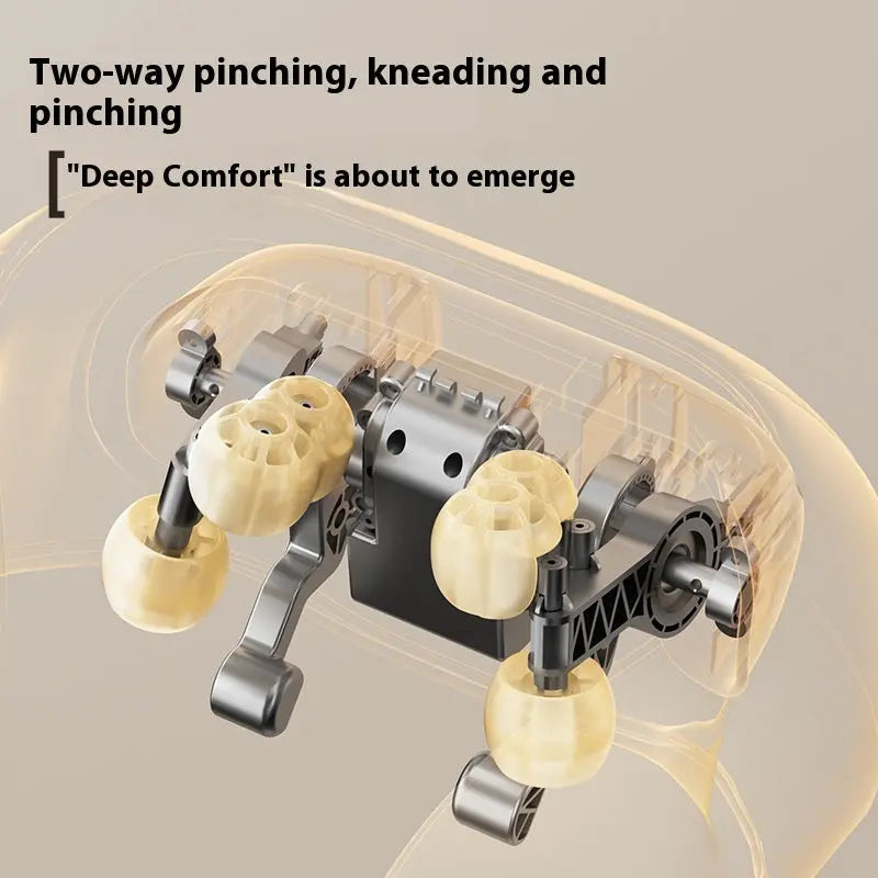 Free Hands Rubbing Clip Massage Shoulder And Neck Waist Back Electric Massager - MaJuah