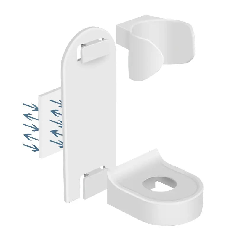 Toothbrush Stand Electric Wall-Mounted Holder Base Rack Organizer Traceless Space Saving Adults Toilet Bathroom Accessories Tool - MaJuah