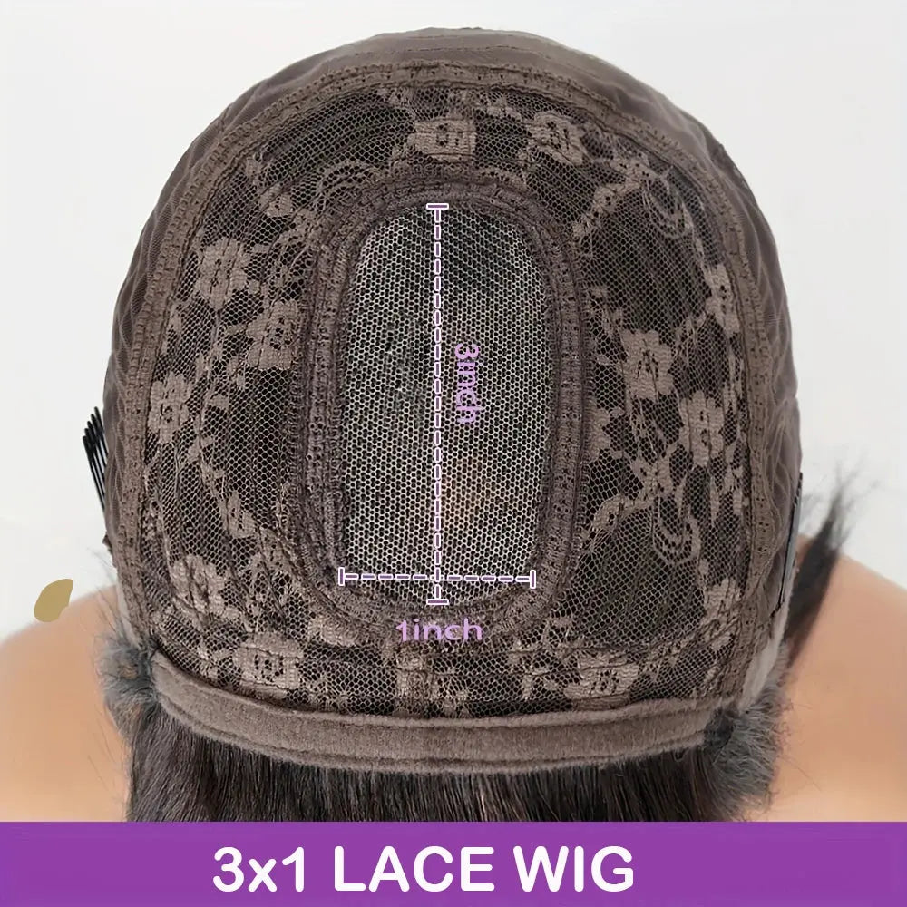 Straight Human Hair Wigs With Bang Full Machine Made Wigs 8-30inch Natural Color Peruvian Remy Human Hair Wigs - MaJuah