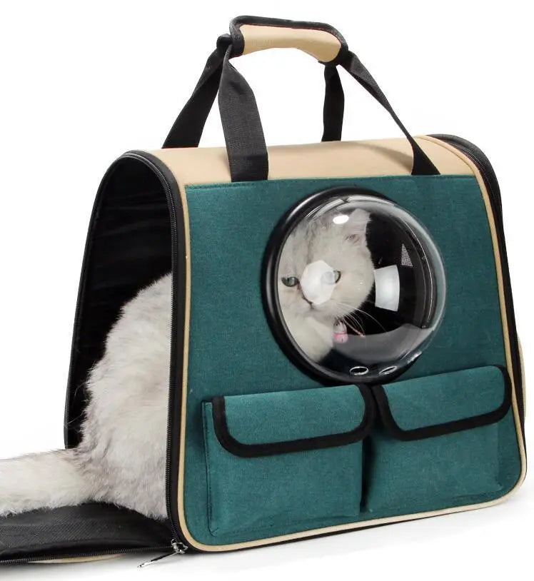 Pet Bag Backpack Space Bag for Dogs and Cats Travel Bag Pet Cages - MaJuah