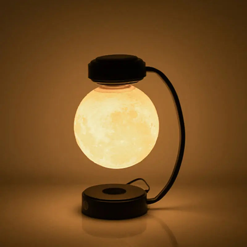 3D LED Moon Night Light Wireless Magnetic Levitating Rotating Floating Ball Lamp For School Office Bookshop Home Decoration - MaJuah