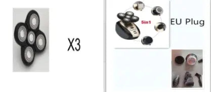 5 In 1 Multifunctional Electric Shaver 5 Blade Razor For Men Shaved Head Rechargeable Shaving Machine Beard Nose Hair Trimmer - MaJuah