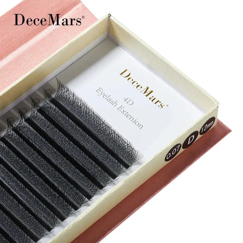 DeceMars 4D - W Shaped Eyelash Extension (12line/Tray) - MaJuah