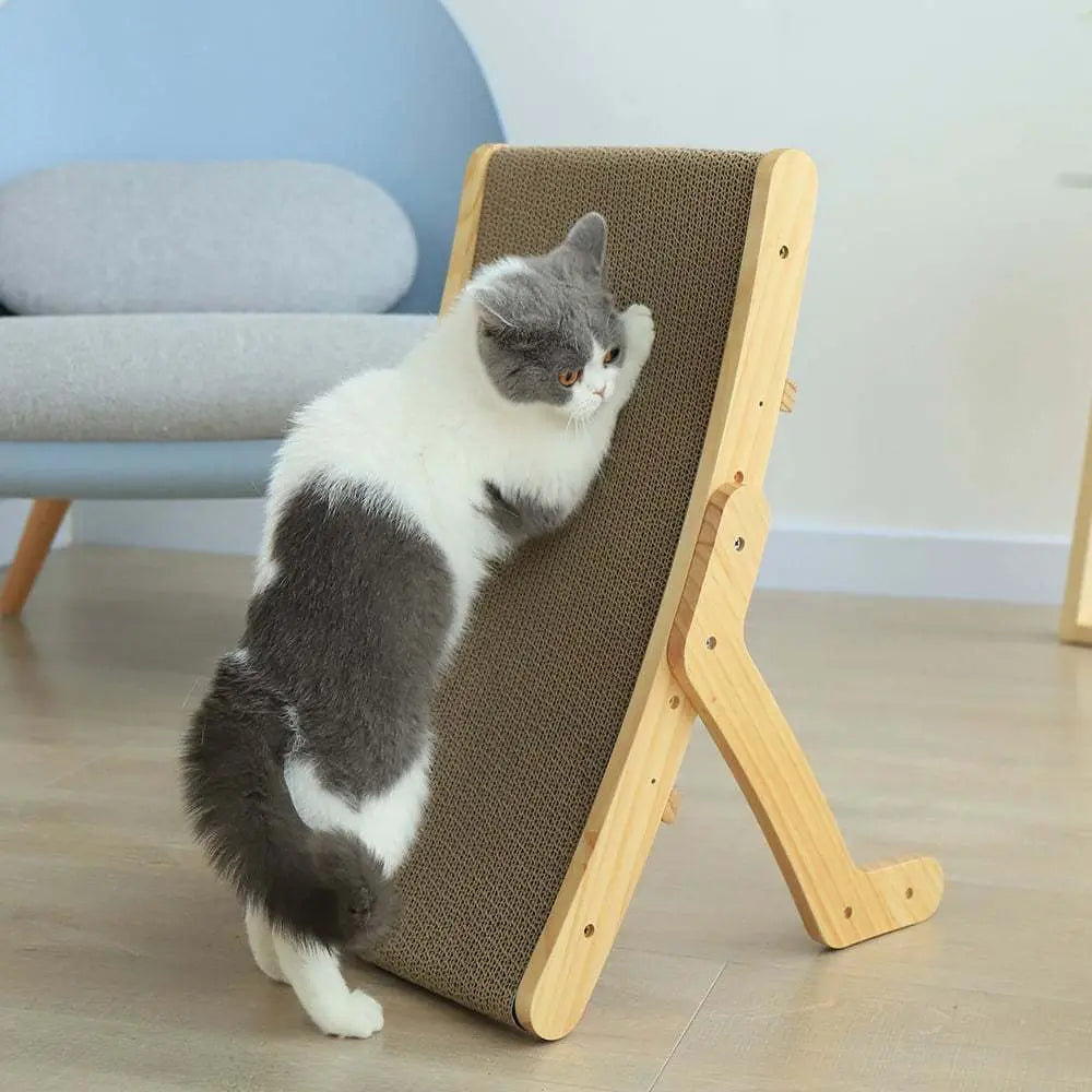 Deformation Cat Bed Vertical Corrugated Paper Grinding Claw Toy Replaceable Core Pet Products - MaJuah