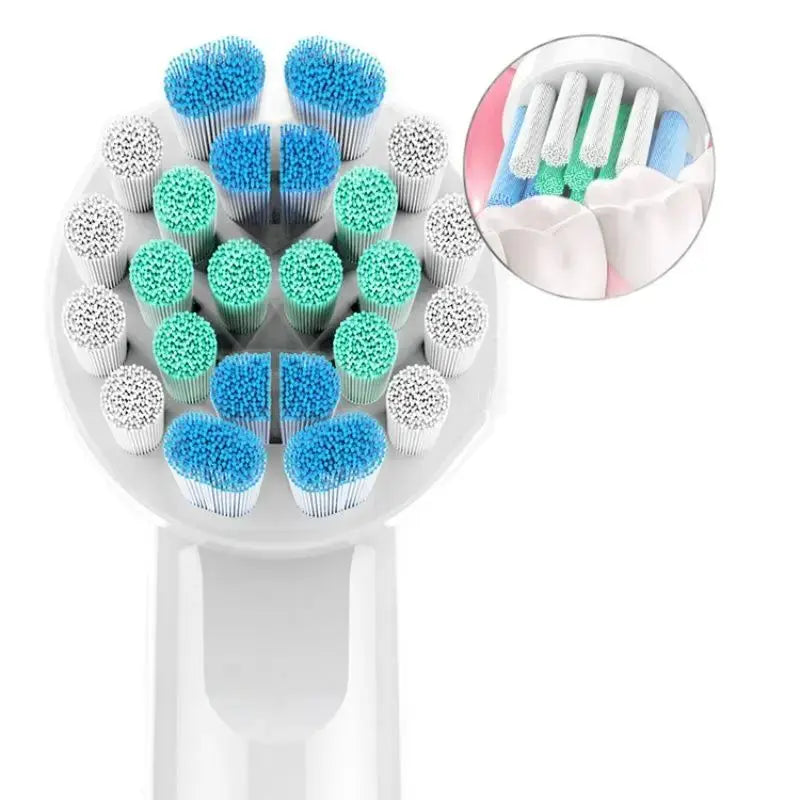 4/8Pcs Whitening Electric Toothbrush Replacement Brush Heads Refill For Oral B Toothbrush Heads Wholesale Toothbrush Head - MaJuah