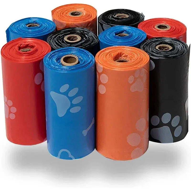 120 Rolls Dog Poop Bag Outdoor Cleaning Poop Bag Outdoor Clean Pets Supplies for Dog 15Bags/Roll Refill Garbage Bag Pet Supplies - MaJuah