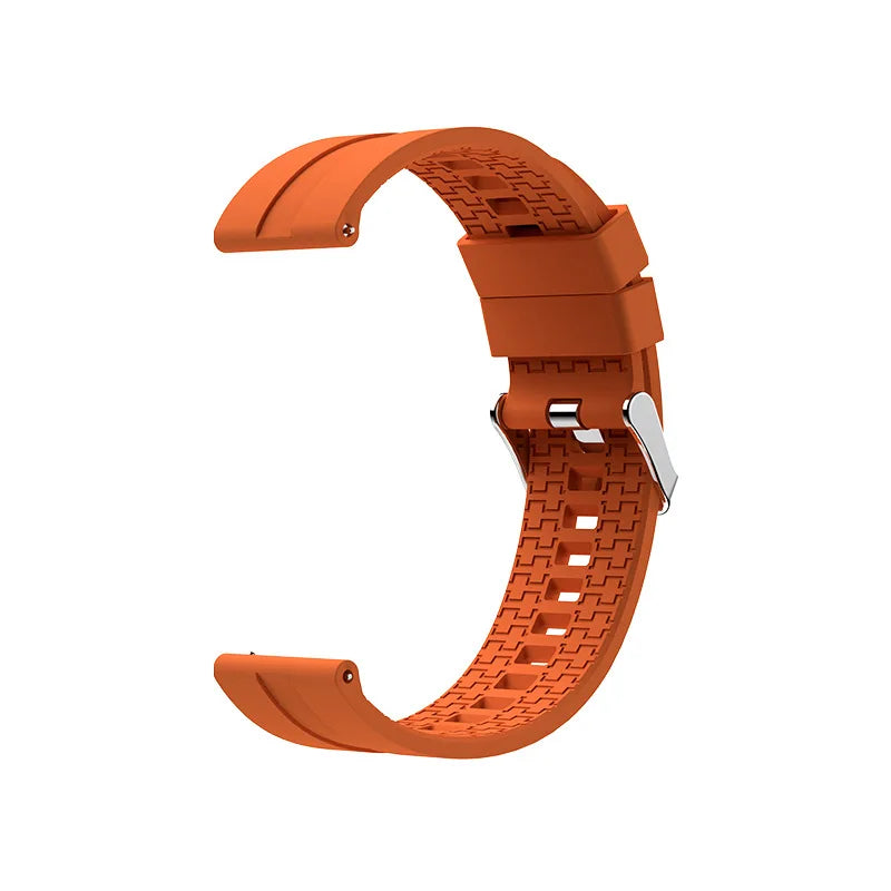 20mm 22mm Silicone band for Samsung Galaxy Watch 6-4-5 pro-6 classic/Active 2 40/44mm strap huawei watch gt 3-2-2e-pro bracelet