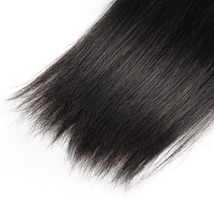 10-36inch Brazilian Straight 100% Raw Human Hair Extension Bundles Natural Color Remy