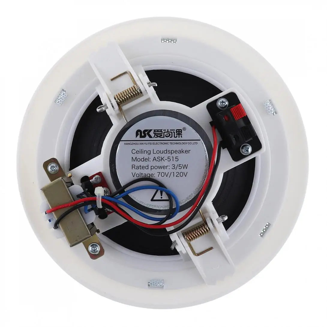 Wall-mounted Ceiling Speaker background Music System 3D stereo sound Hifi DJ Soundbar TV speakers Public Broadcast loudspeaker