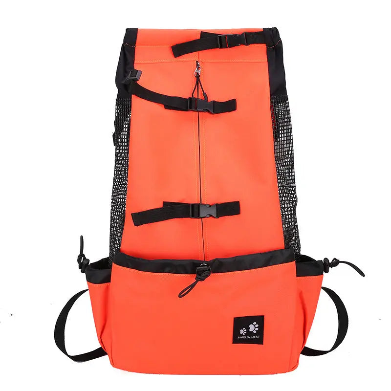 Pet Dog Carrier Bag Carrier For Dogs Backpack Out Double Shoulder Portable Travel Backpack Outdoor Dog Carrier Bag Travel - MaJuah