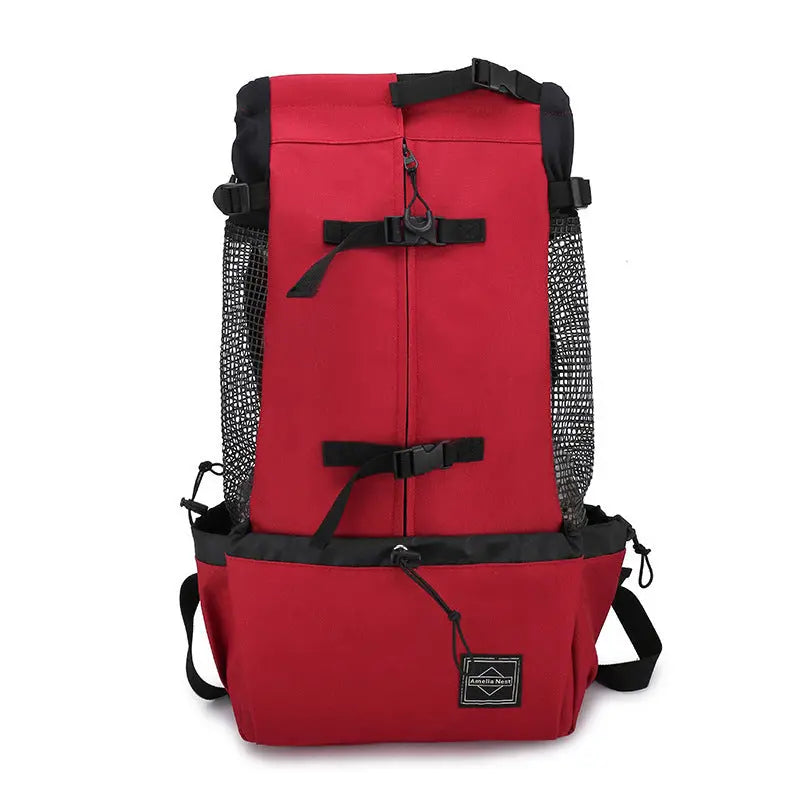 Pet Dog Carrier Bag Carrier For Dogs Backpack Out Double Shoulder Portable Travel Backpack Outdoor Dog Carrier Bag Travel - MaJuah