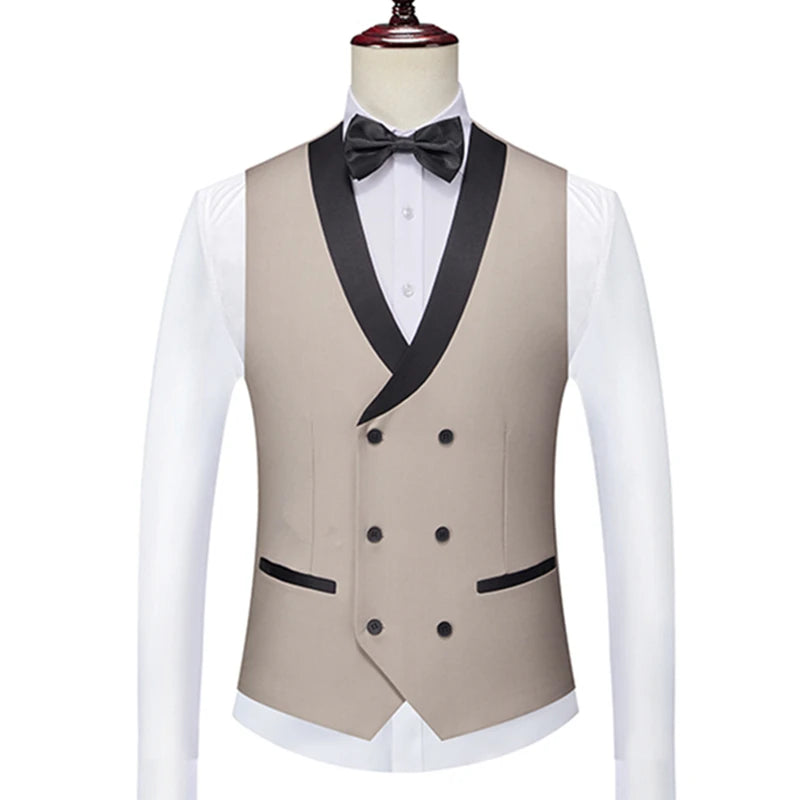 Prestige 3-Piece Men's Formal Tuxedo-Style Suit
