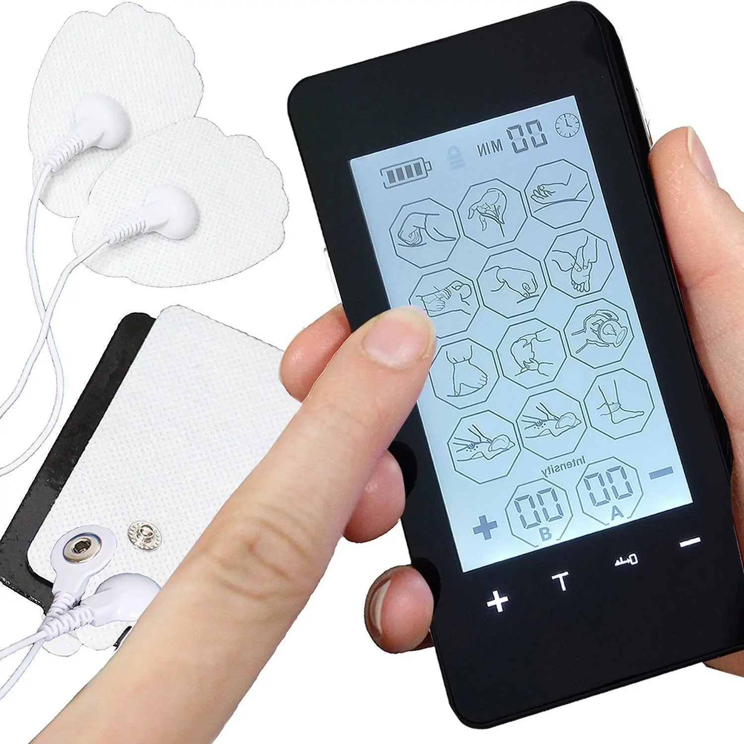 Color Screen Digital Meridian Massager 12 Modes Touch Screen - MaJuah