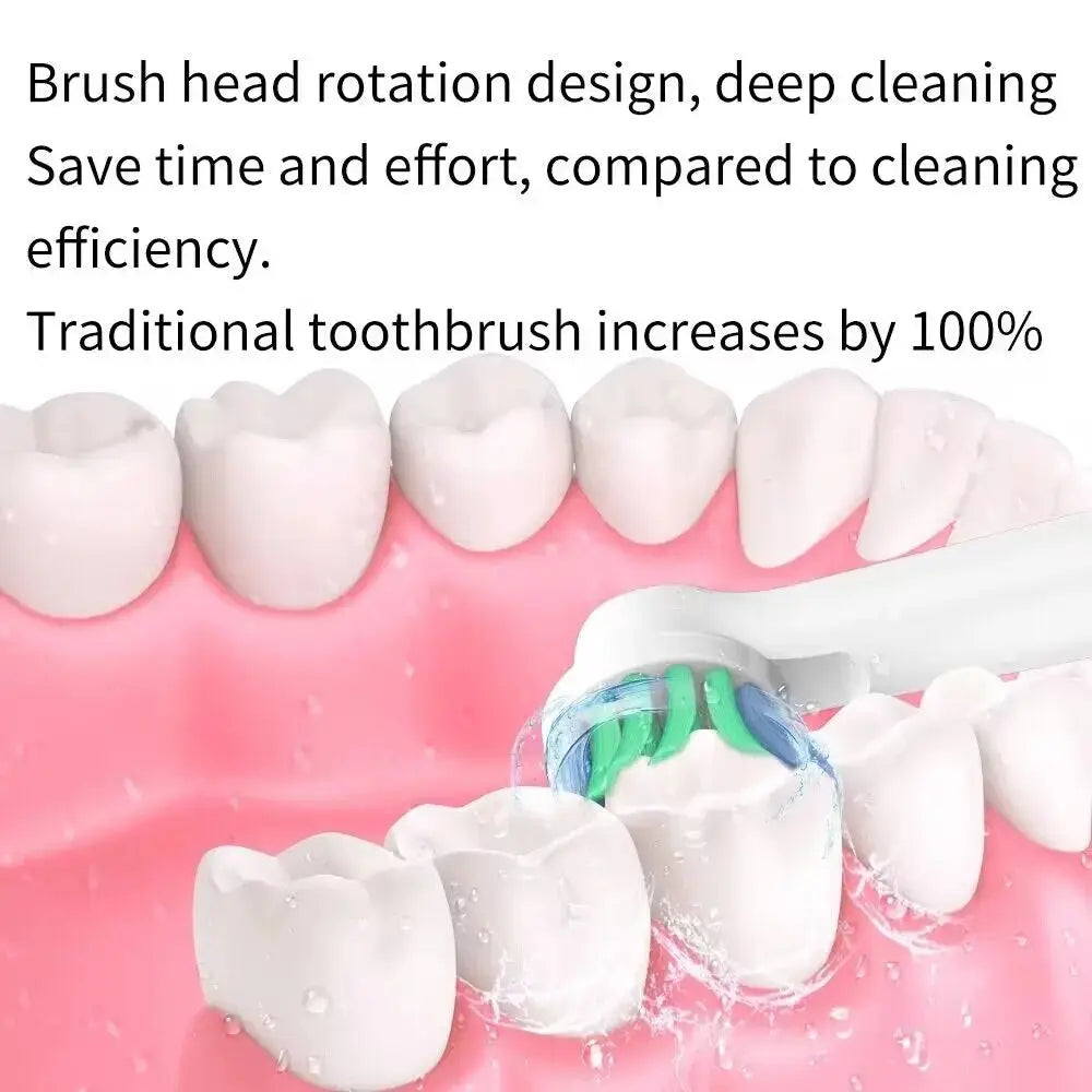 Toothbrush Replacement Heads Refill for Braun Oral-B Electric Toothbrush Pro1000 Pro 3000 Pro5000 Pro7000 Vitality Floss Action - MaJuah
