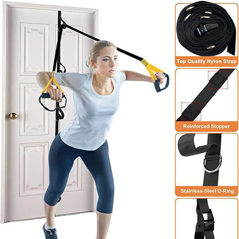 Door Anchor Strap for Resistance Bands Exercises Anchor Gym Attachment for Home Fitness Portable Door Band Resistance