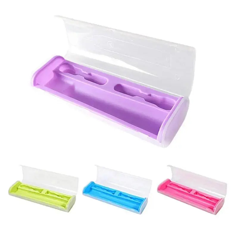 New Case for Oral B Electric Toothbrush Portable Travel Box for Teeth Brush Heads Cap Breathable Healthy Toothbrush Storage Case - MaJuah