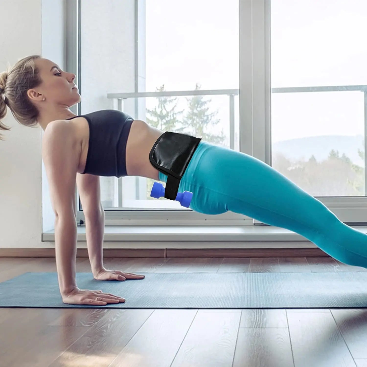 Thrust Trainer Weight-bearing Fitness Dumbbell Exercise Hip Thrust Belt - MaJuah