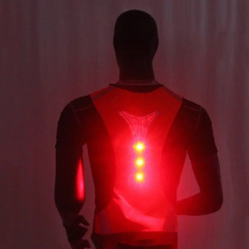 Fluorescent vest LED light reflective vest - MaJuah