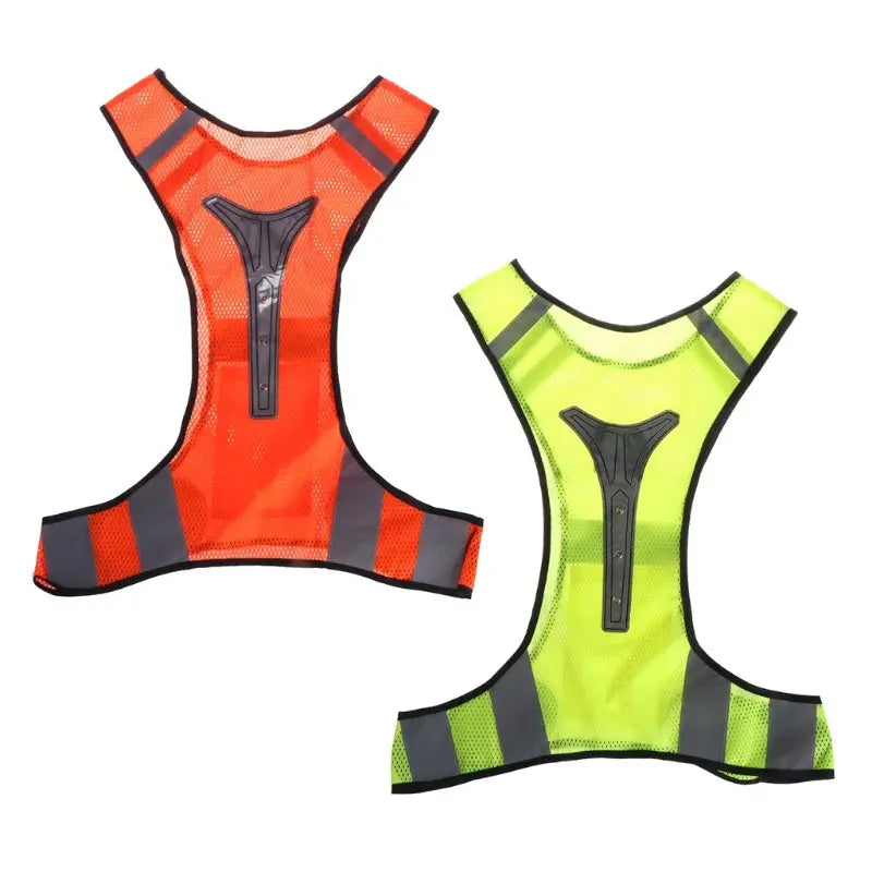 Fluorescent vest LED light reflective vest - MaJuah