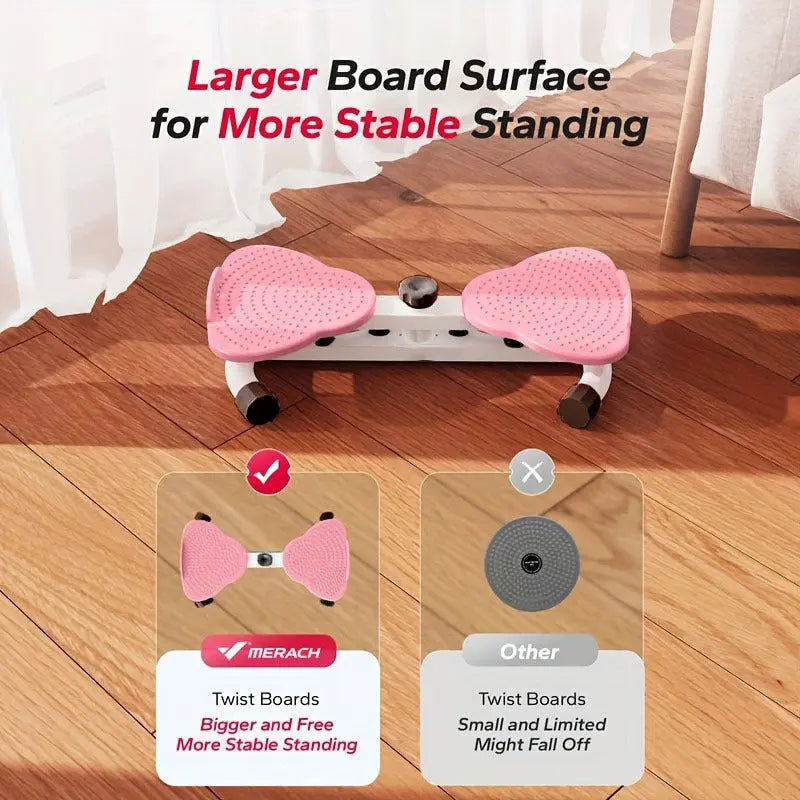Waist Twist Exercise Machine, A Machine Designed For Weight Loss And Core Abdominal Exercises, With Foot Massage And Weight Loss Capabilities. It Is A Noise Free Home Gym Exercise Equipment For Both M - MaJuah