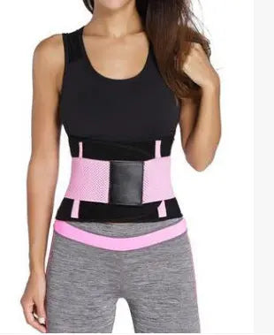 Waist Trimmer Belt Body Shaper Abdominal Trainer Weight Loss Fat Burning Straps - MaJuah