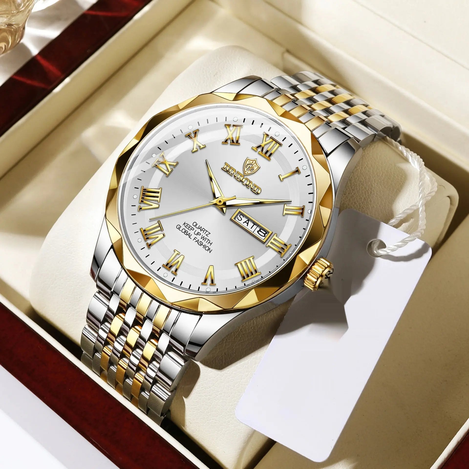 Fashion Double Calendar Quartz Watch Waterproof Men's Watch - MaJuah
