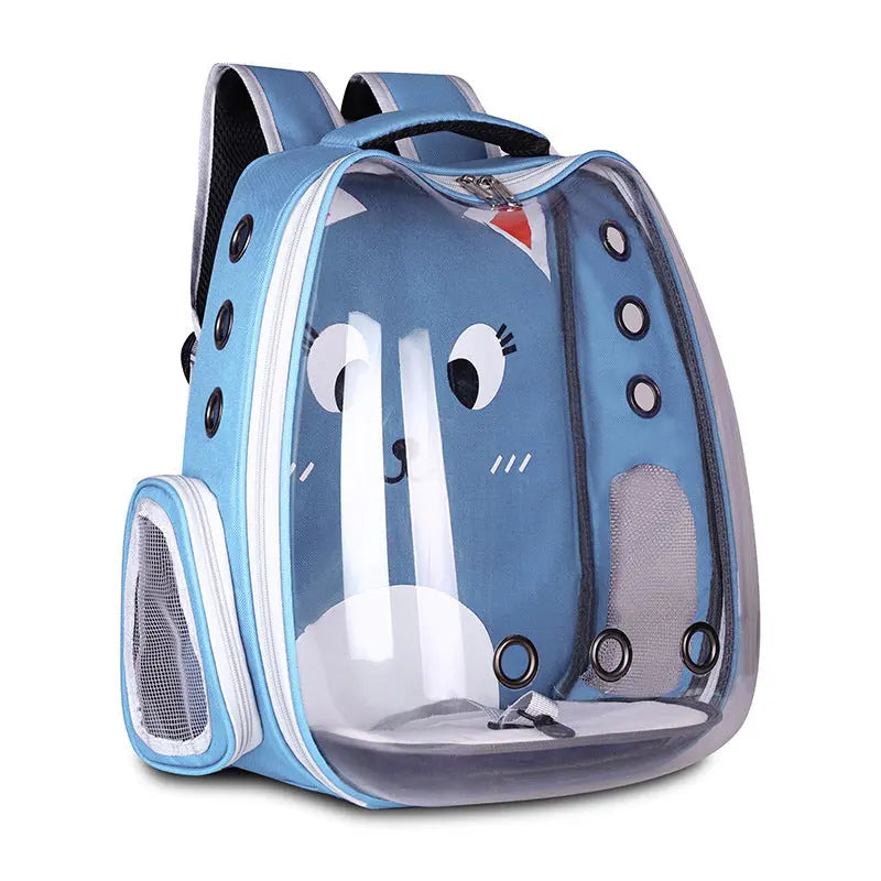 Pet Supplies Pet Backpack Convenient Pet Space Bag Breathable Shoulder Cat Bag Dog Bag - MaJuah