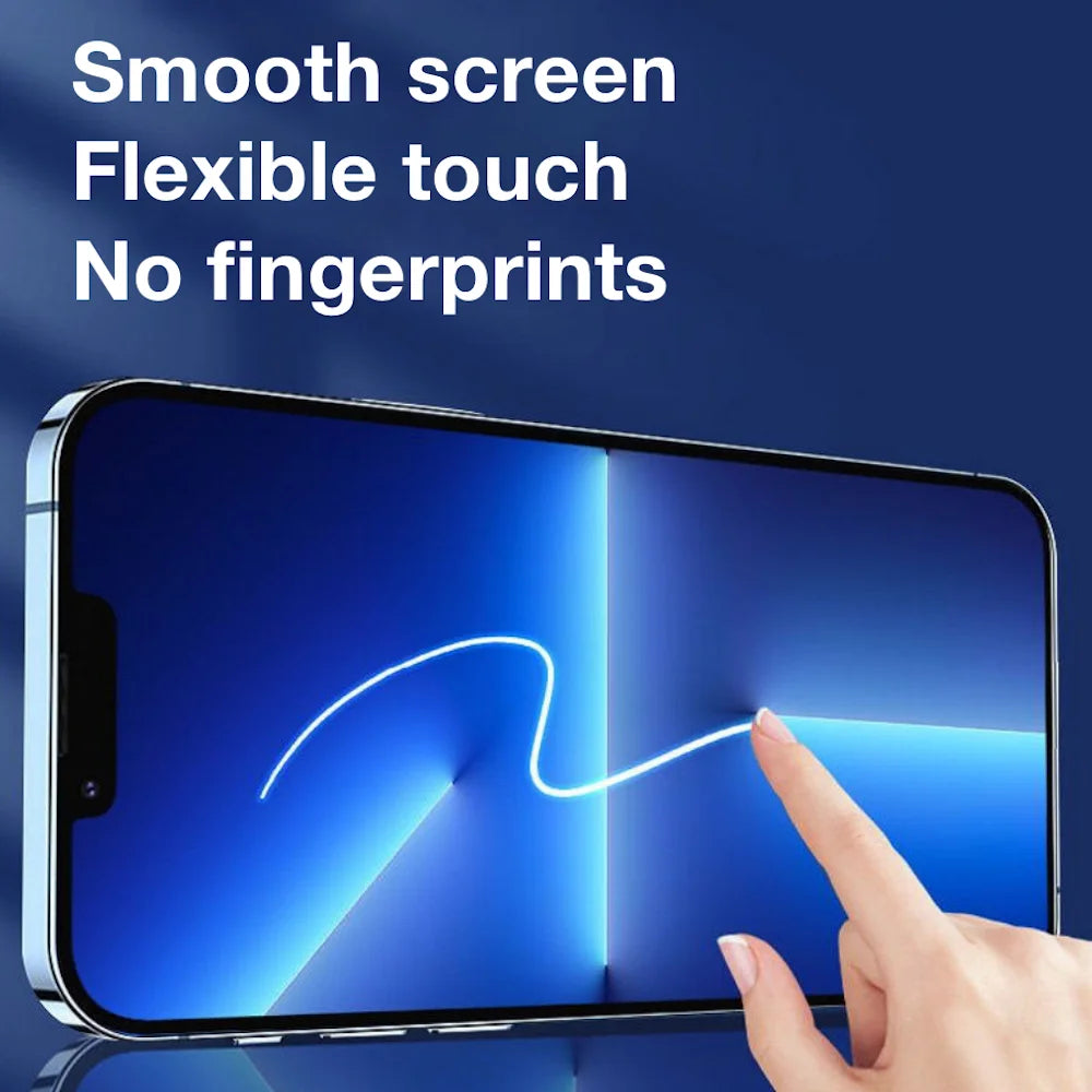 FOR iPhone 15 14 13 12 11 XR XS Pro Max PLUS Screen Protector Toughened Glass Phone With Install Kit Remove Explosion magicjohn