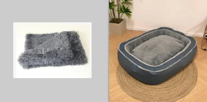 Pet Dog Bed Warming Soft Sleeping Bag Cushion Puppy Kennel - MaJuah