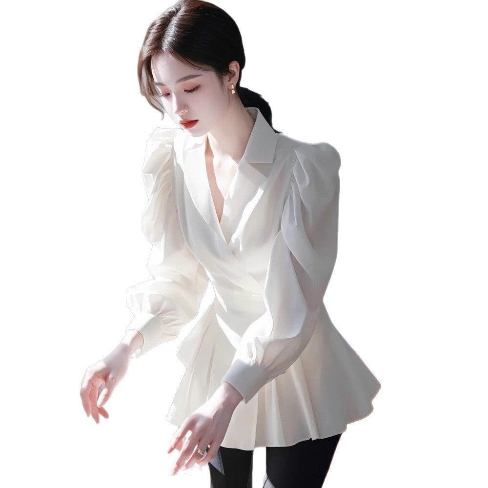 French Temperament High-end Fashion Socialite Waist-cinching Shirt CozyPet Store
