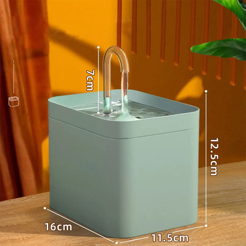 Automatic Cat Water Fountain Auto Filter USB Electric Mute Cat Drinker Bowl 1.5L Recirculate Filtring Drinker For Cats Pet Water Dispenser - MaJuah