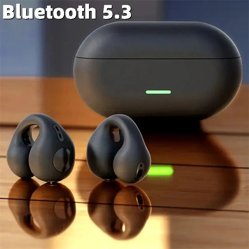 New Original T75 Bone Conduction Wireless Bluetooth 5.3 Headphones Sports Earphones HiFi Sound Quality Waterproof TWS Headset - MaJuah