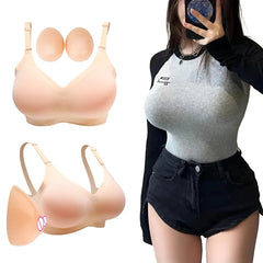 Large Realistic Silicone False Breast For Crossdresser Shemale Transgender Drag Queen Transvestite Mastectomy