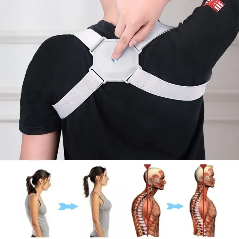 Smart Posture Corrector Adjustable Kids Adults Hunchback Back Correction Belts Real-time Posture Assessment Training - MaJuah