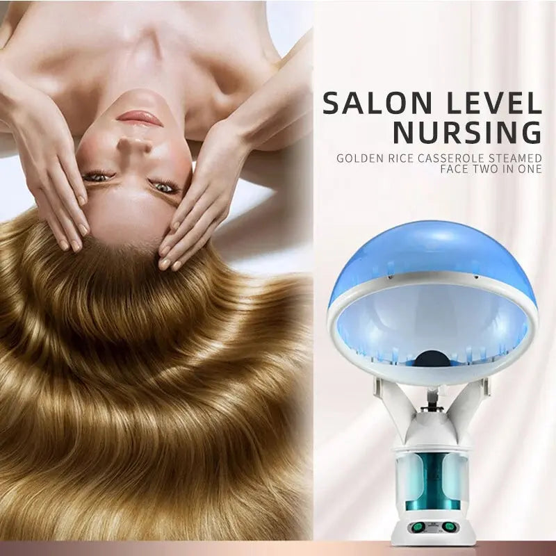 Face Hair Steamer Machine Humidifier Hot Nano Mist Sprayer Facial Ozone Vaporizer Hair Moisturizing Hydration Home Salon Steamer - MaJuah