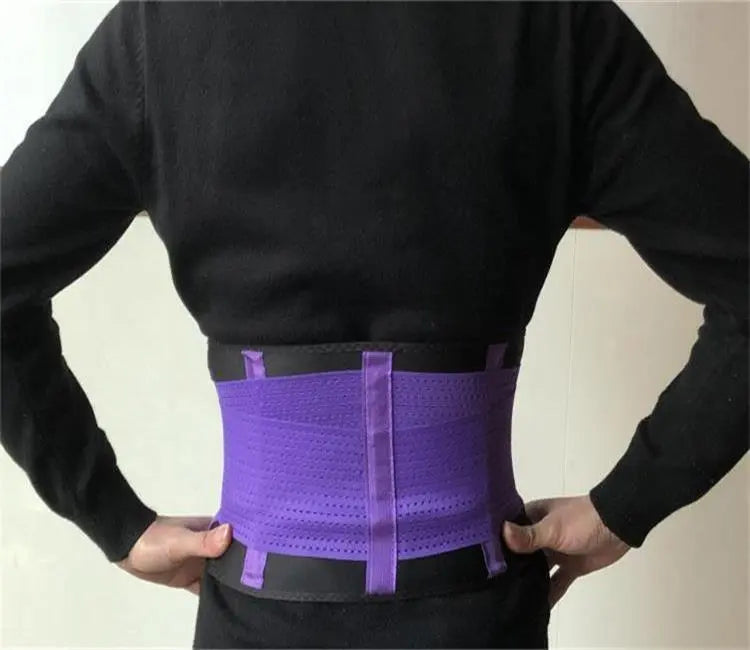 Waist Trimmer Belt Body Shaper Abdominal Trainer Weight Loss Fat Burning Straps - MaJuah