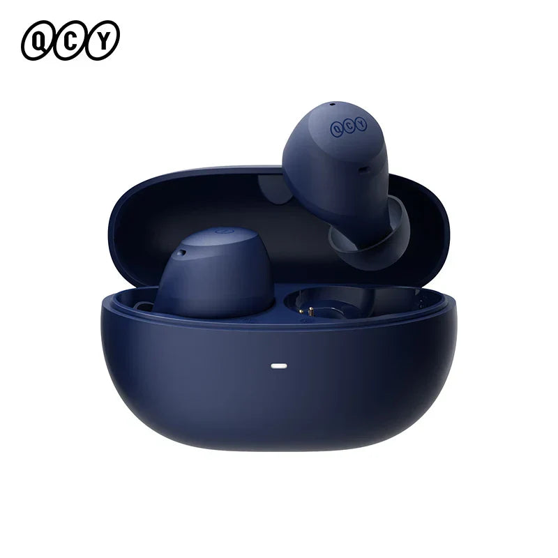 QCY HT07 ANC Wireless Earphones 40dB Noise Cancelling TWS Earbuds 6 Mic AI HD Call Bluetooth 5.2 HiFi Headphone 32H Playback, Ships From - CHINA